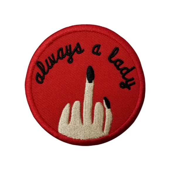 no brand Accessories - Always A Lady patch Handmade Embroider
